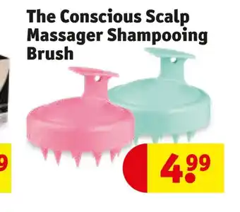 Kruidvat The Conscious Scalp Massager Shampooing Brush aanbieding