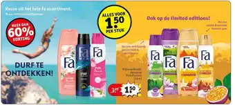 Kruidvat Keuze uit het hele Fa assortiment. aanbieding