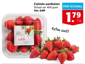 Hoogvliet Calinda aardbeien 400 g aanbieding