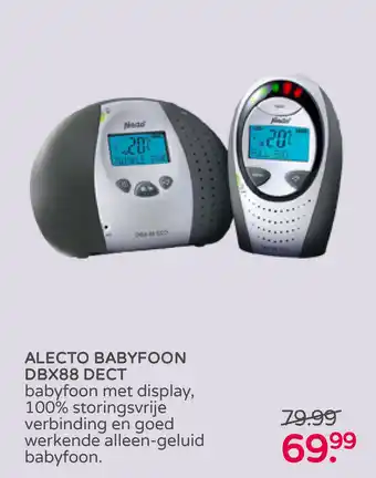 Prenatal Alecto Babyfoon DBX88 Dect aanbieding