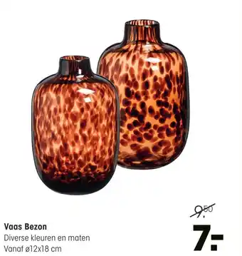 Kwantum Vaas Bezon Diverse kleuren en maten Vanaf 12x18 cm aanbieding