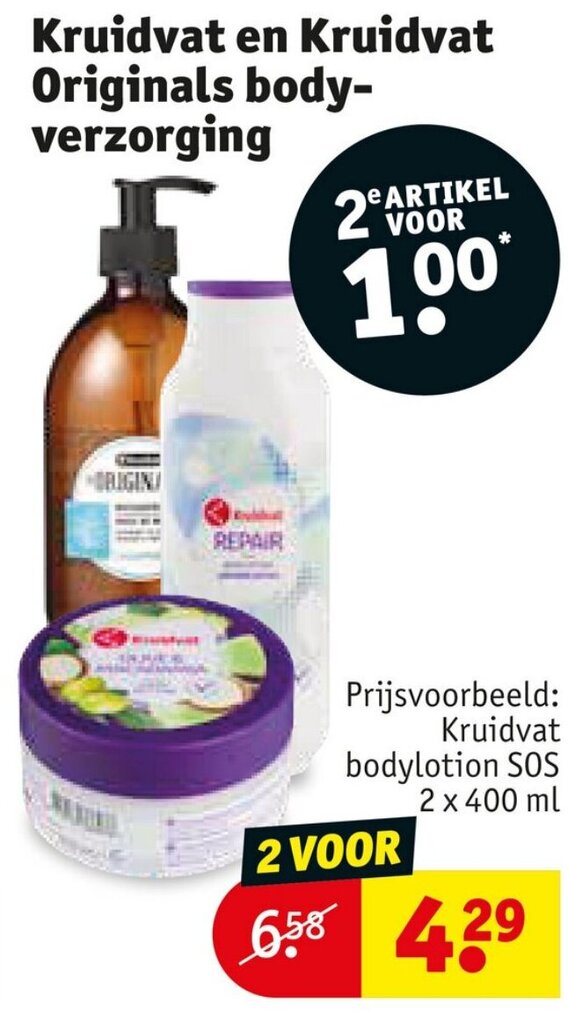 Kruidvat en Kruidvat Originals aanbieding bij Kruidvat