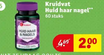Kruidvat Kruidvat Huid haar nagel** 60 stuks aanbieding