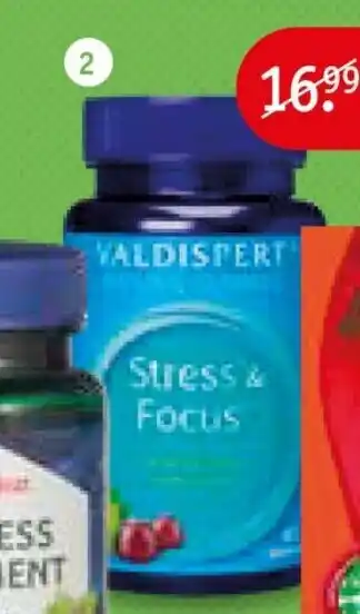 Kruidvat Valdispert stress & focus gummies aanbieding