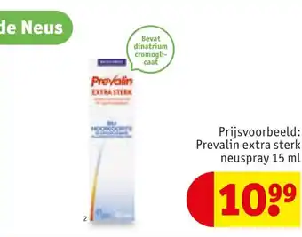 Kruidvat Prevalin extra sterk neuspray 15 ml aanbieding