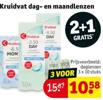 Kruidvat Kruidvat dag- en maandlenzen aanbieding