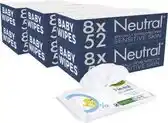 Bol.com Neutral - baby billendoekjes - 48 x 52 = 2496 stuks - 0% parfum aanbieding