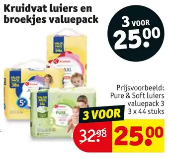 Kruidvat Kruidvat luiers en broekjes valuepack aanbieding