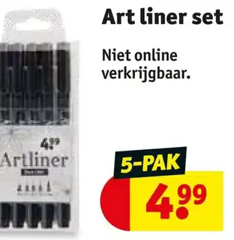 Kruidvat Art liner set aanbieding