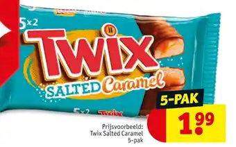 Kruidvat Twix Salted Caramel aanbieding