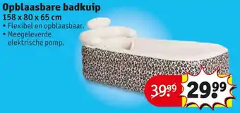 Kruidvat Opblaasbare badkuip aanbieding