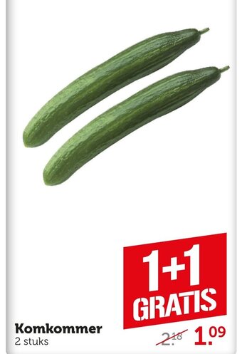 Coop Komkommer aanbieding
