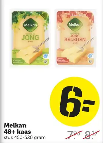 Coop Melkan 48+ kaas aanbieding