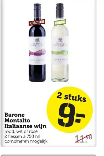 Coop Barone Montalto Italiaanse wijn aanbieding