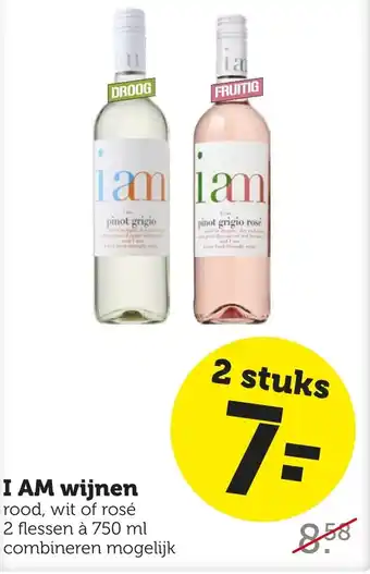 Coop I AM wijnen aanbieding