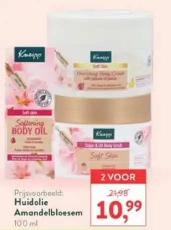 Holland & Barrett Kneipp Huidolie Amandelbloesem 2*100ml aanbieding