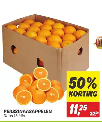 Dekamarkt PERSSINAASAPPELEN 15 kilo aanbieding