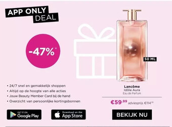 ICI Paris XL Lancôme Idôle Aura Eau de Parfum 50 ML aanbieding