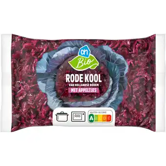 Albert Heijn Ah biologisch rodekool met appeltjes aanbieding