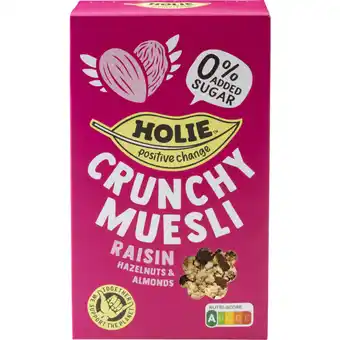 Albert Heijn Holie crunchy muesli raisin aanbieding