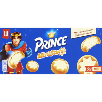 Albert Heijn Lu prince ministars witte chocolade aanbieding