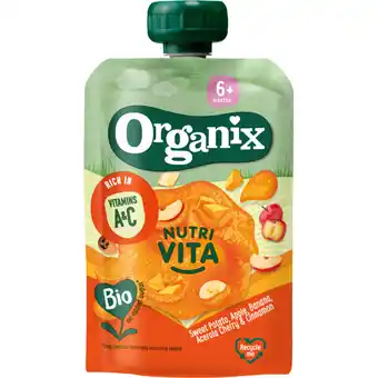 Albert Heijn Organix nutri vita zoete aardappel appel 6+ mnd aanbieding