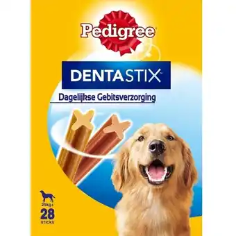 Albert Heijn Pedigree dentastix gebit kauwsnack grote hond aanbieding