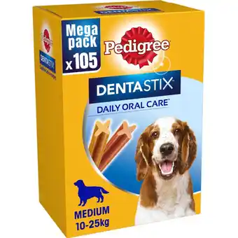 Albert Heijn Pedigree dentastix multipack kauwsnack medium aanbieding