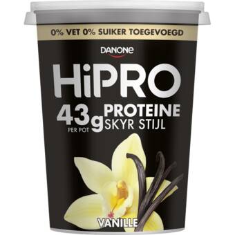 Jumbo Hipro skyr stijl vanille 450g aanbieding