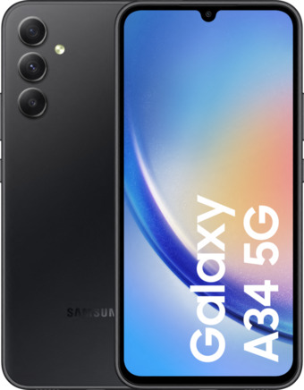 Coolblue Samsung galaxy a34 128gb zwart 5g aanbieding