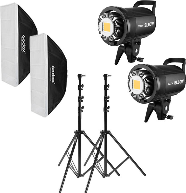 Godox sl60w duo kit video light aanbieding bij Coolblue