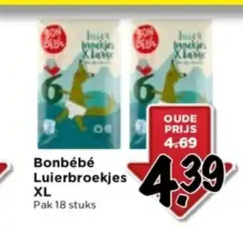 Vomar Voordeelmarkt Bonbébé Luierbroekjes XL aanbieding