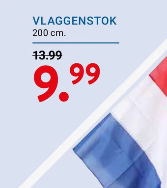 Kluswijs Vlaggenstok aanbieding