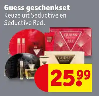 Kruidvat Guess geschenkset aanbieding