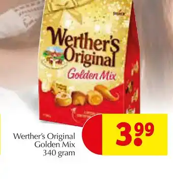 Kruidvat Werther's original golden mix 340 gram aanbieding