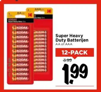 Vomar Voordeelmarkt Super Heavy Duty Batterijen aanbieding