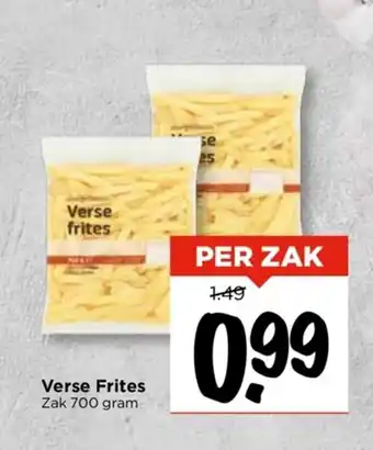 Vomar Voordeelmarkt Verse Frites Zak 700 gram aanbieding