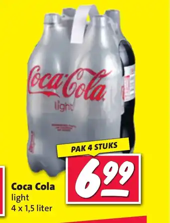 Nettorama Coca Cola light 4 x 1,5 liter aanbieding