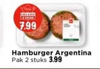 Vomar Voordeelmarkt Hamburger Argentina aanbieding