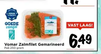 Vomar Voordeelmarkt Zalmfilet Gemarineerd Pak 250 gram aanbieding