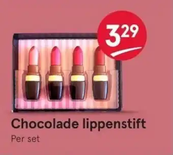 Etos Chocolade lippenstift aanbieding