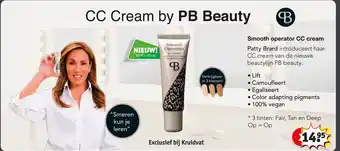 Kruidvat Smooth operator cc cream aanbieding