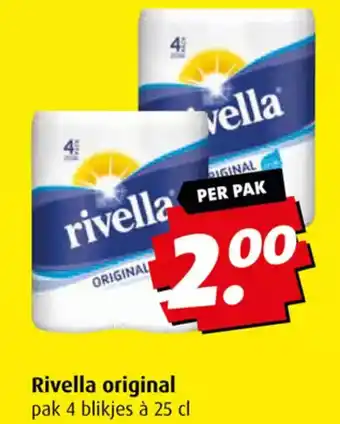 Boni Rivella original pak 4 blikjes à 25 cl aanbieding