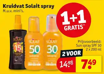 Kruidvat Kruidvat solait spray aanbieding