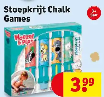 Kruidvat Stoepkrijt chalk games aanbieding