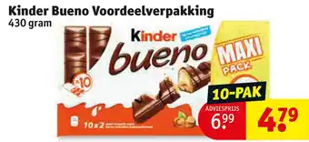 Kruidvat Kinder bueno voordeelverpakking aanbieding