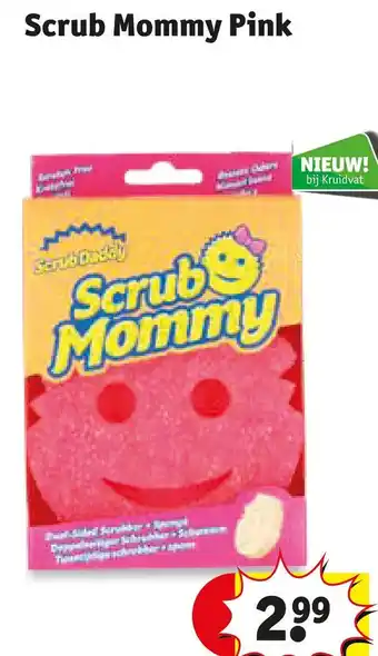 Kruidvat Scrub mommy pink aanbieding