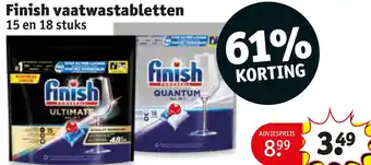 Kruidvat Finish vaatwastabletten aanbieding