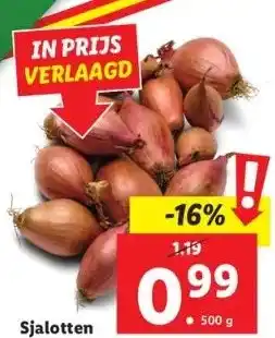 Lidl Sjalotten aanbieding