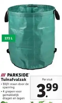 Lidl Iii parkside tuinafvalzak aanbieding